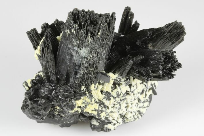 Black Tourmaline (Schorl) Crystals with Orthoclase - Namibia #177534
